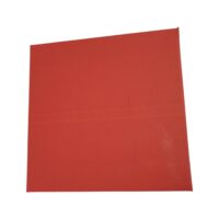 Caja cuadrada de carton roja